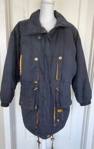 Women's Black and Tan Jacket